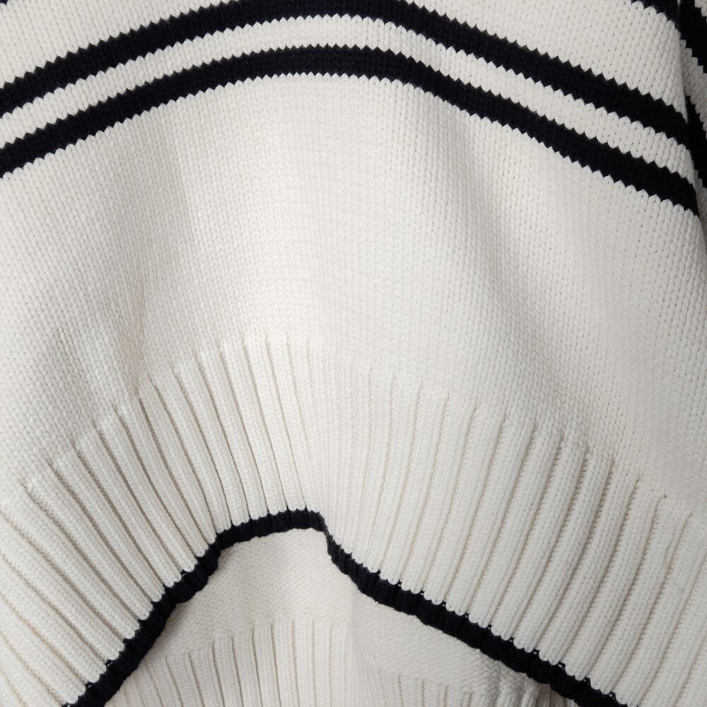 NEW Solid & Striped Women’s The Lola Chunky Sweater Nautical Old Money Size XL - Picture 4 of 9